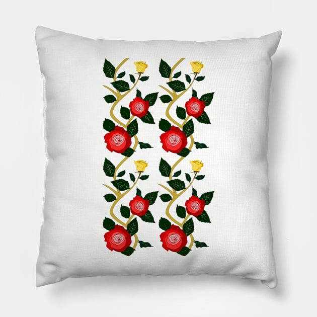 Blossom Rose Pillow by denip