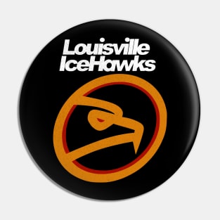 Vintage Louisville IceHawks Hockey Pin