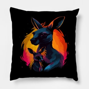 Kangaroo Fathers Day Pillow