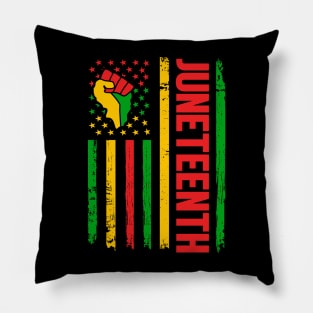 Juneteenth Black History Celebrating Black Freedom 1865 Pillow