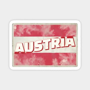 Austria Vintage style retro souvenir Magnet