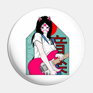 japan pop sticker Pin