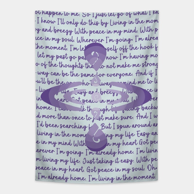 Mindfulness Symbol Tapestry by Slightly Unhinged