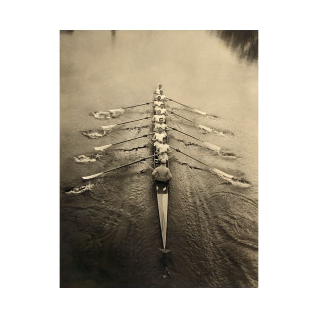 Rowing crew, early 20th century (C014/2048) by SciencePhoto