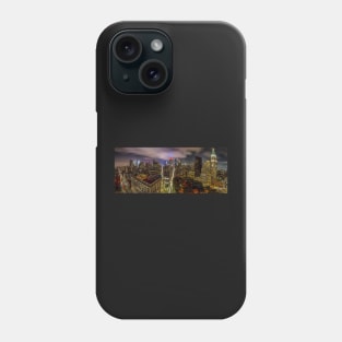 Manhattan Skyline at Night Phone Case