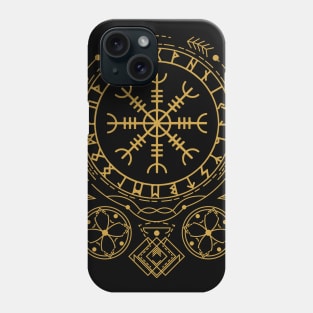 Helm of Awe - Aegishjalmur | Norse Pagan Symbol Phone Case