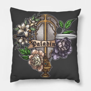 Paladin Class - D&D Class Art for players of DnD tabletop or video games Pillow