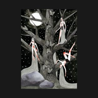 Nymphs on trees T-Shirt