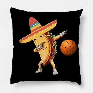 Dabbing basketball taco dab Pillow