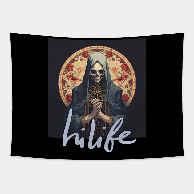 Pray for death Tapestry by HiLife