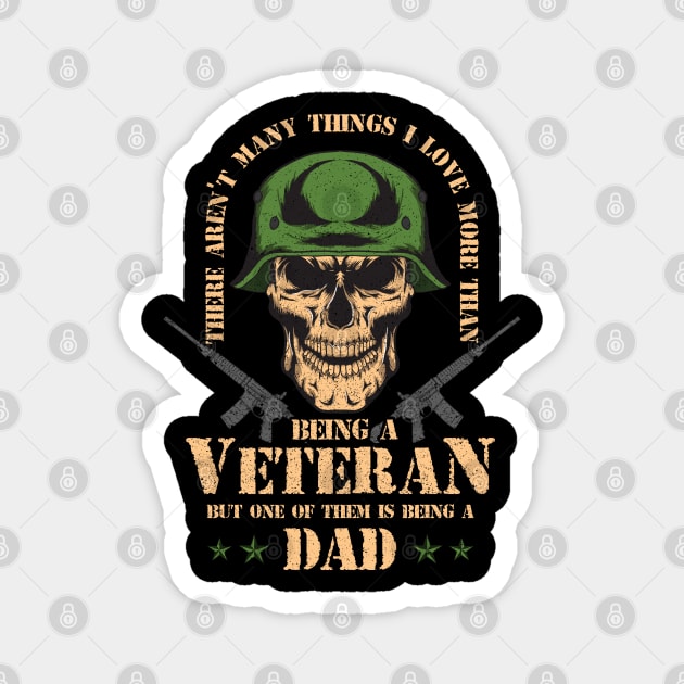 Veteran Daddy design for Father's Day Magnet by creative