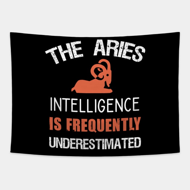 The aries intelligence is frequently underestimated Tapestry by cypryanus