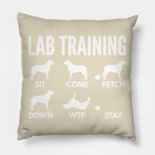 Lab Training Labrador Tricks Pillow