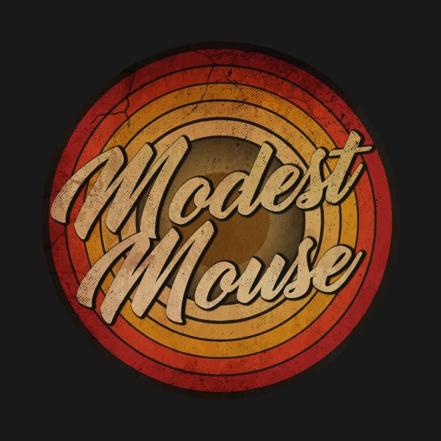 arjunthemaniac,circle retro faded Modest Mouse by arjunthemaniac