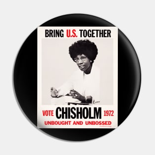 Shirley Chisholm presidential campaign poster 1972 Pin