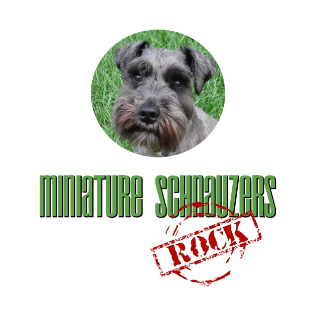 Miniature Schnauzers Rock! by Naves