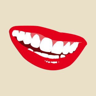 Mouth Teeth mask design T-Shirt