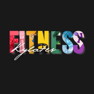 Kylates Fitness rainbow T-Shirt