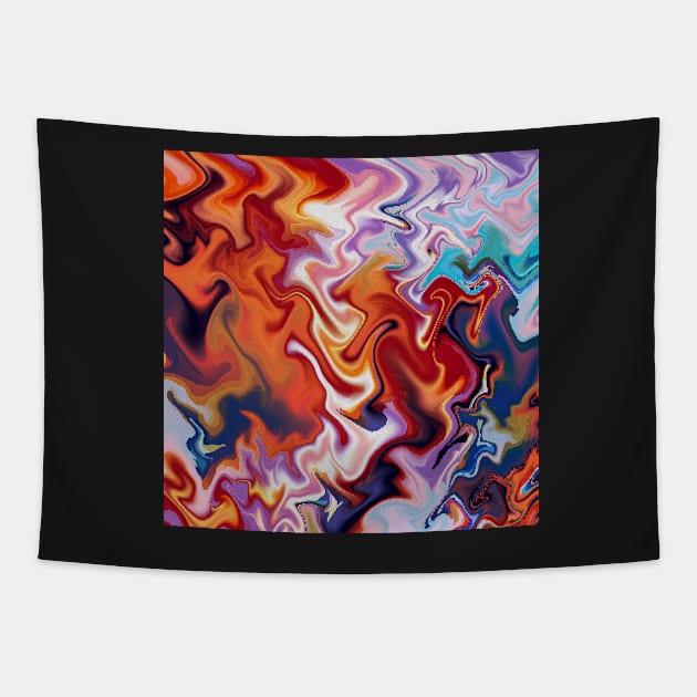 Fire and smoke Tapestry by krinichnaya