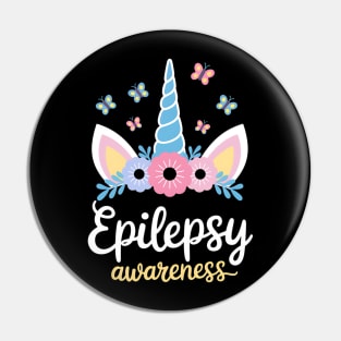 Epilepsy Awareness Pin