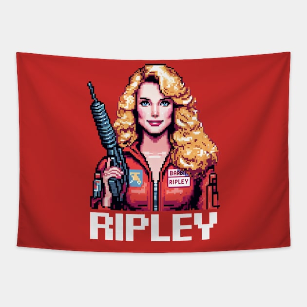 Ripley Pixel Tapestry by PXLART