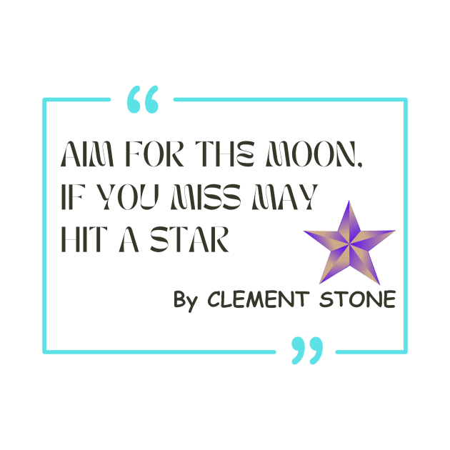 Shoot for the Moon, Reach for the Stars | Aim High T-shirt by Your Store 24x7