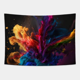 Color explosion, Colorful, With pattern, Space Tapestry