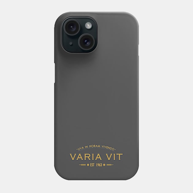 uva in horam vivendo varia vit Phone Case by teesmastery