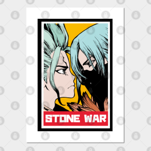 Get Wallpaper Stone War Dr Stone Senku Hyoga Dr Stone Posters And Art Free HD