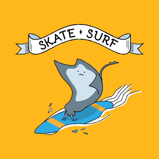 Skate • Surf. Surfing Fish. by propellerhead