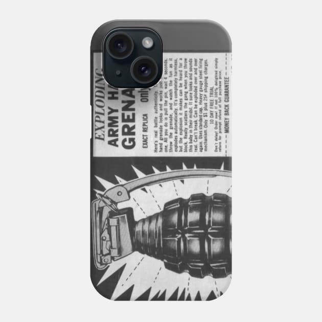 Hand Grenade Phone Case by TimPangburn