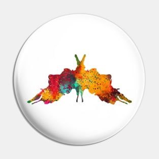 Rorschach inkblot test Pin