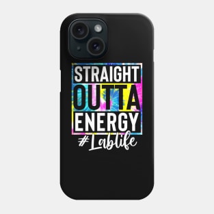 Lab Life Straight Outta Energy Tie Dye Phone Case