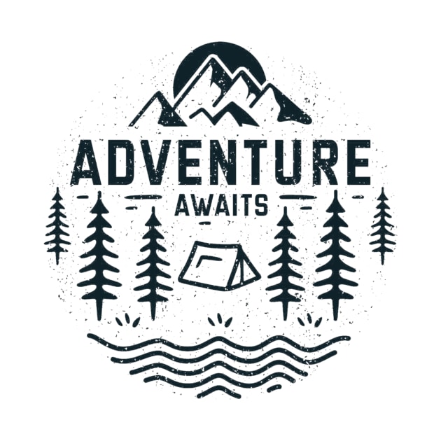 Adventure awaits by ILLANK MERCH