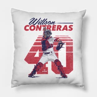 Willson Contreras St. Louis Retro Pillow