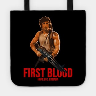 FIRST BLOOD - HOPE BC CANADA Tote