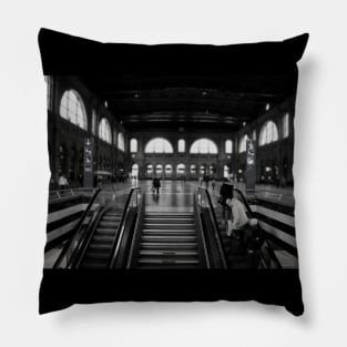 Zurich train station architectur Pillow