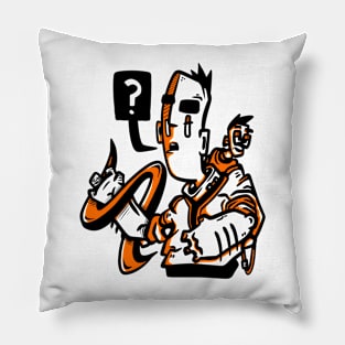 Men confused Pillow