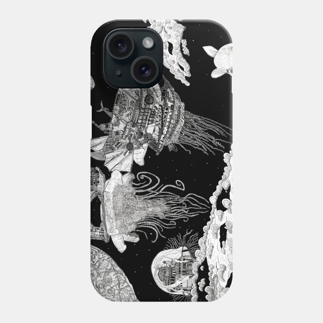 Jellyfish Sky Phone Case by zody