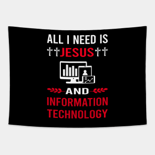 I Need Jesus And Information Technology Tapestry