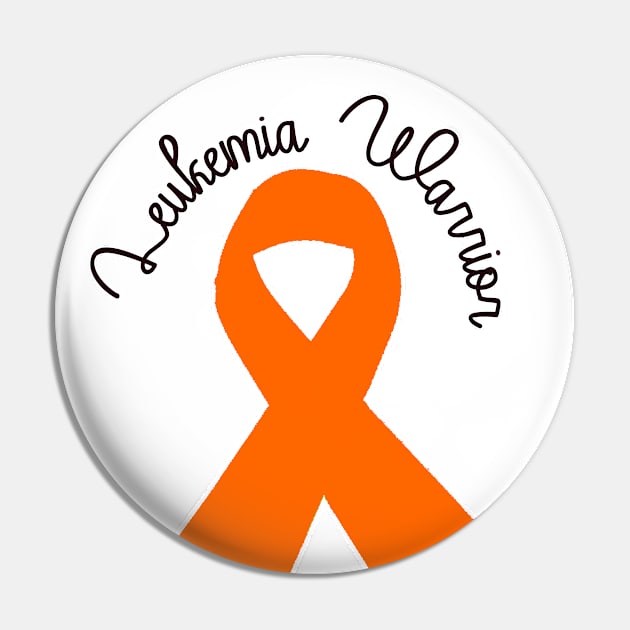 Leukemia Warrior Ribbon Pin by ActivistApparel_