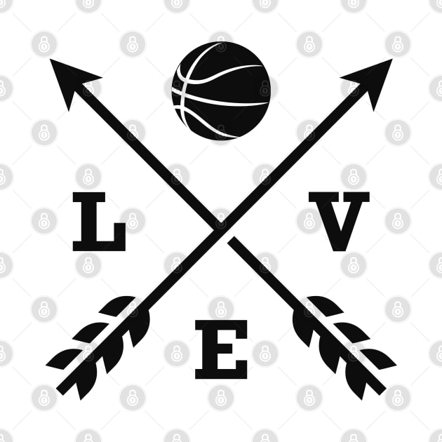 Basketball Love - Arrows by KC Happy Shop