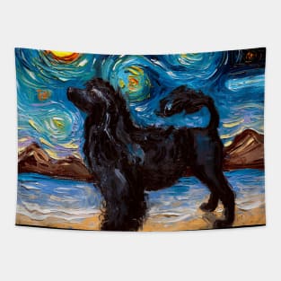 Portuguese Water Dog Night Tapestry