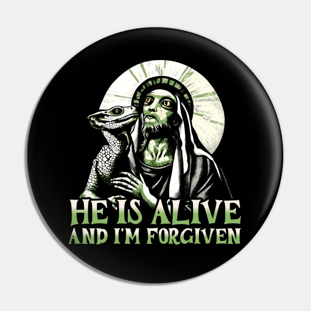 Jesus Lizard - Easter Pin by valentinahramov