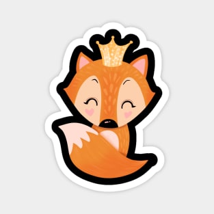 Cute fox - Hameoart Magnet