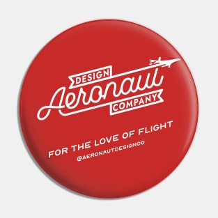 Aeronaut Design Co promo 2-sided Pin