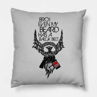 Beard Jiu Jitsu Pillow