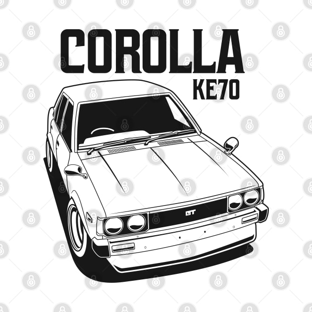 Corolla KE70 Monochrome by squealtires