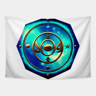 ZODIAC LIBRA BLUE Tapestry