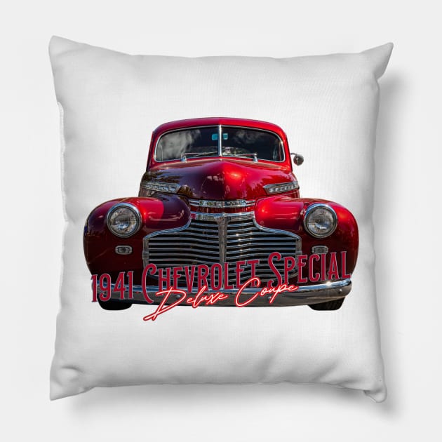 1941 Chevrolet Special Deluxe Coupe Pillow by Gestalt Imagery